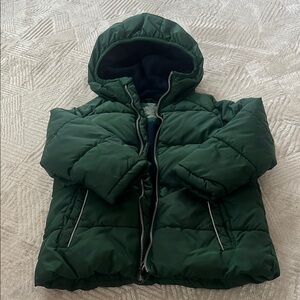 Toddler Green Puffer Jacket